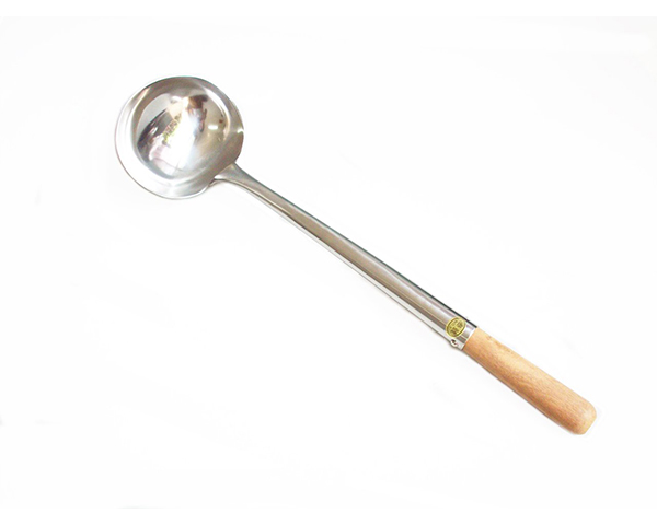 Stainless Steel Soup Ladle With Wooden Handle